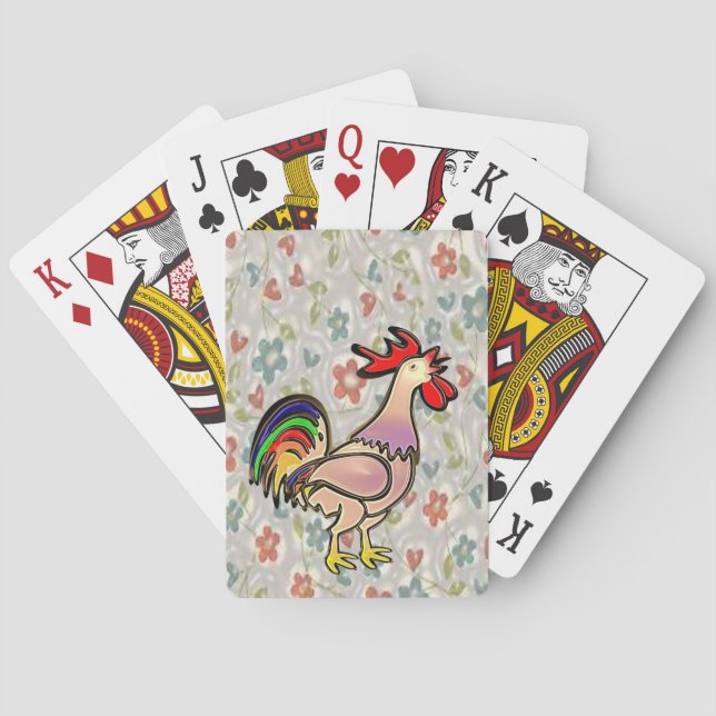 Mazo de Cartas de Juego del Gallo (Reverso)