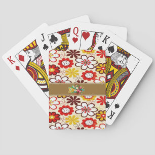 Mazo de Cartas de Juego Florales