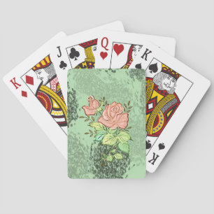 Mazo de Cartas de Juego Florales