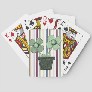 Mazo de Cartas de Juego Florales