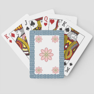 Mazo de Cartas de Juego Florales