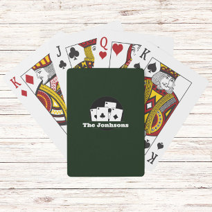 Mazo de Cartas de Juego Personalizadas con Monogra