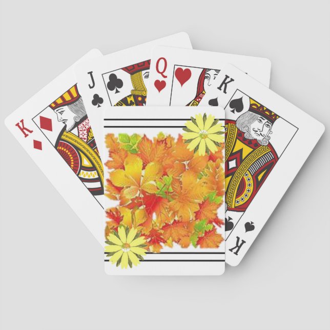Mazo de Cartas de Otoño (Reverso)