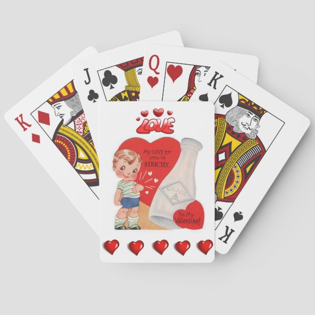 Mazo de Cartas de San Valentín (Reverso)
