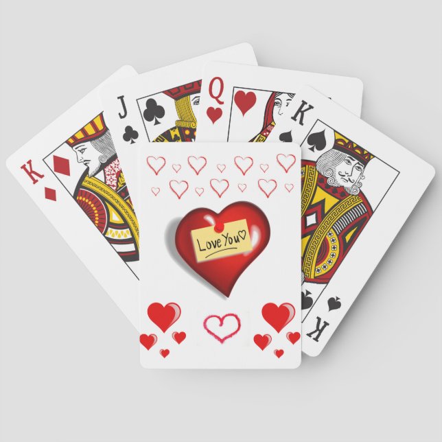 Mazo de Cartas de San Valentín (Reverso)