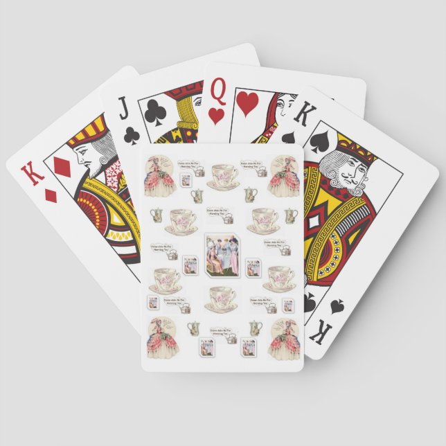 Mazo de Cartas de Té (Reverso)