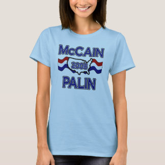 McCain Palin 2008 camisetas