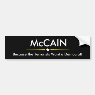 McCAIN para el presidente pegatina para el