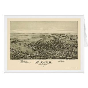 McDonald, mapa panorámico del PA - 1897