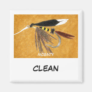 "McGinty" Imán de estado de Dish Washer