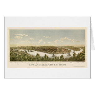 McKeesport, mapa panorámico del PA - 1894