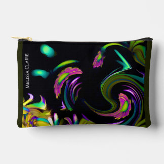 MCKS IT "Daisy" Bolsa accesoria de oliva pequeña