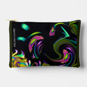 MCKS IT "Daisy Jungle" Bolsa accesoria de oliva pe