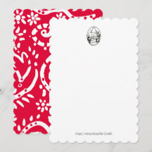 mcm Bunny con tarjeta de notas paisley