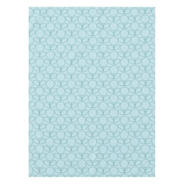 MCM Florabunda manteles azules y blancos (Anverso)