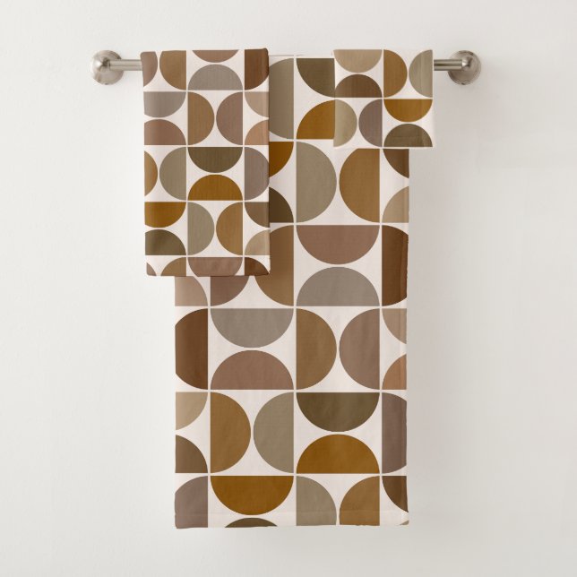 MCM Semicircles Browns+Patrón de crema (In situ)