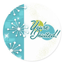 MCM Sputnik Engagement Shower Pegatinas