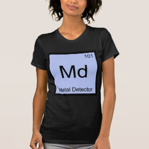 Md - Camiseta de símbolo de elemento de química de