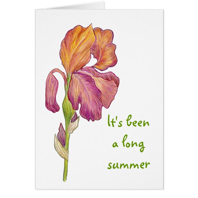 Me alegro de que estés en la tarjeta de vuelta (Frente)