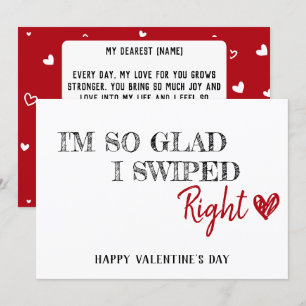 Me alegro mucho de haber girado bien la tarjeta de