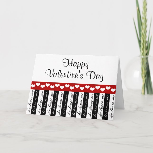 Me Ama, Me Ama, No A La Tarjeta El día de San Vale (Anverso)