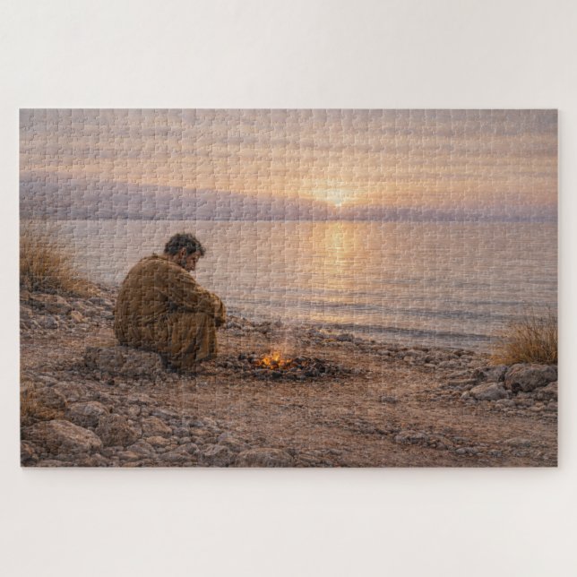 ¿Me amas? | Arte cristiano | Rompecabezas (Horizontal)