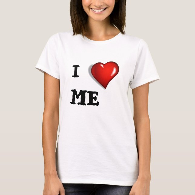 Me amo a la camiseta (Anverso)