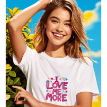 Me amo más: Camiseta de amor propio y confianza