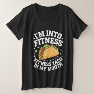 Me apasiona el fitness Taco de fitness en mi boca