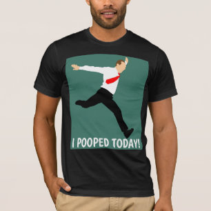 ¡ME APOYÉ HOY! Camisetas de cumpleaños divertidas 