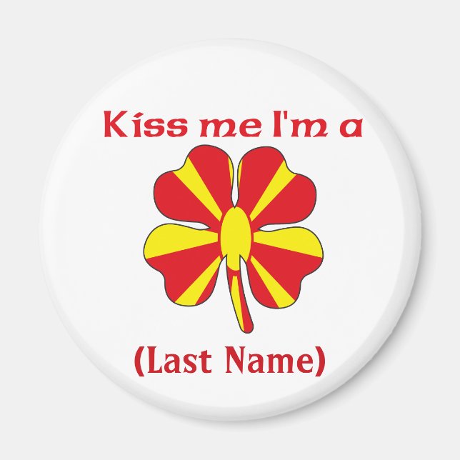 Me beso personalmente soy un imán macedonio (Frente)