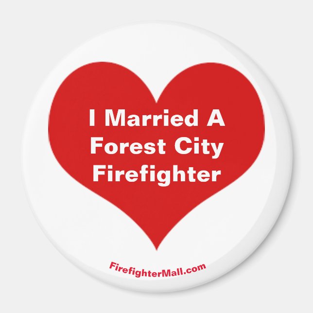 Me casé con un imán de bomberos de la ciudad fores (Frente)