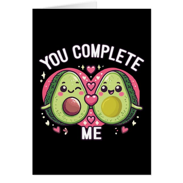 Me completa - Cute Pareja De Aguacate (Frente)
