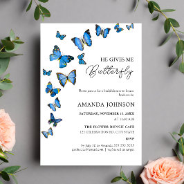 Me Da Mariposas Invitación A La Ducha Bridal