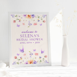 Me Da Una Señal De Bienvenida De Mariposas Moradas