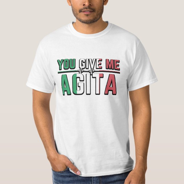 me das camisetas de agita (Anverso)