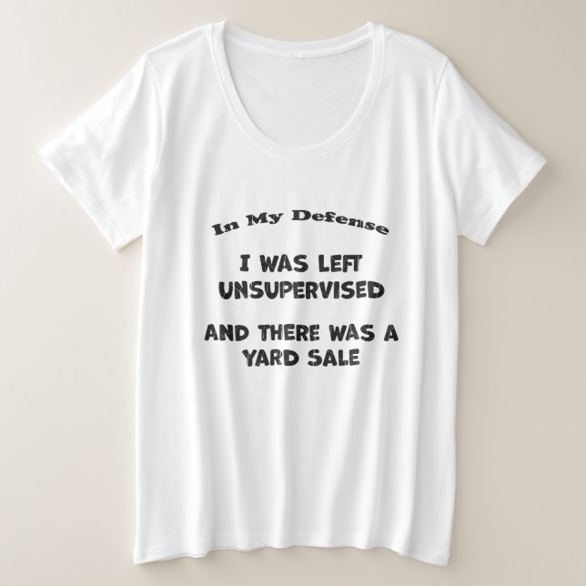 Me dejaron sin supervisión y había una venta de ja (Anverso del diseño)