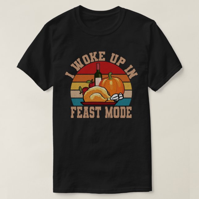 Me desperté en el modo de fiesta Graciosa Camisa d (Diseño del anverso)