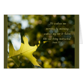 Me despierta tarjeta de nota de Parakaleo