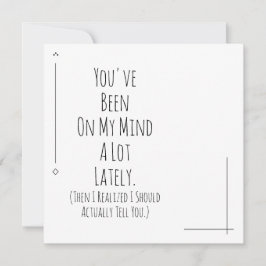 Me di cuenta de que deberías decirte que has estad