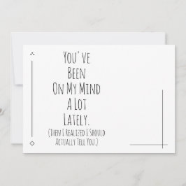 Me di cuenta de que deberías decirte que has estad