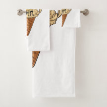 Me divido, lindo helado de plátano