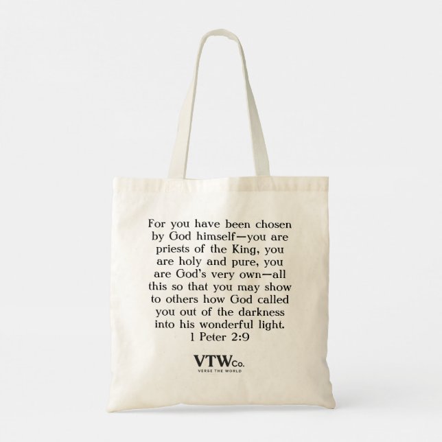 Me eligen bolsa de tote (Reverso)