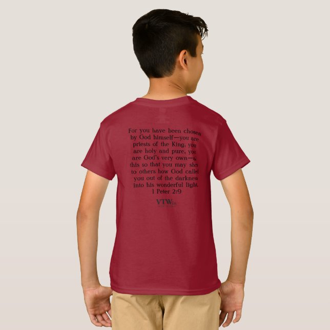 Me eligen camiseta de manga corta básica para chic (Reverso completo)