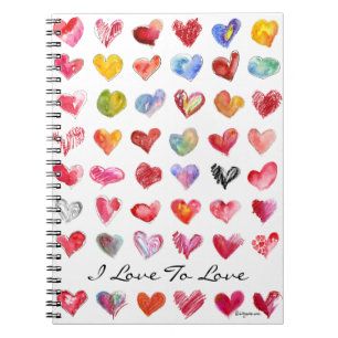Me Encanta Amar Cuaderno De Corazones