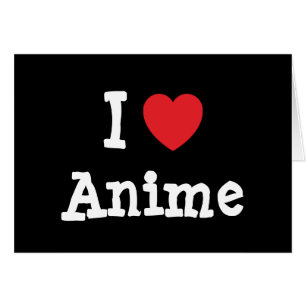 Me encanta Anime personalizado de corazón personal