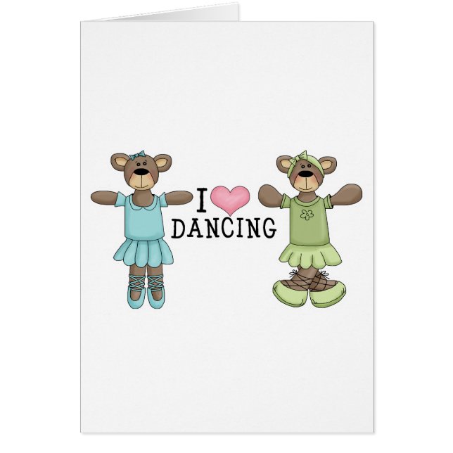 Me Encanta Bailar Con Osos De Ballet (Frente)