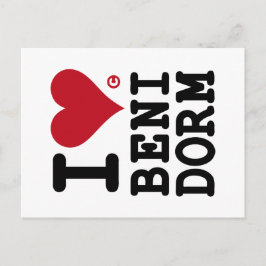 ME ENCANTA BENIDORM Personalizado Postal