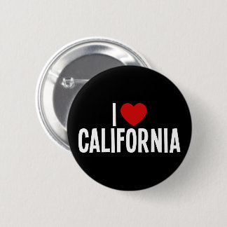 Me encanta California Botón redondo