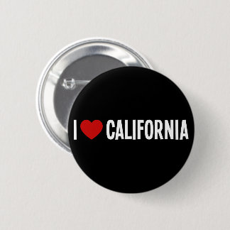 Me encanta California Botón redondo